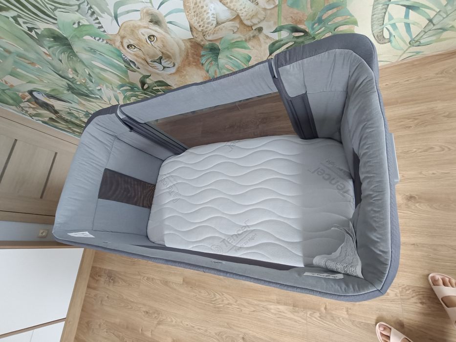 CHICCO NEXT2ME FOREVER moon grey -  łóżeczko dostawne3w1 0-22kg
