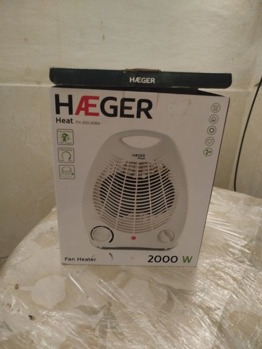 Ventilador Compacto HAEGER Heat (Apenas Função de Ar/Ventoinha)