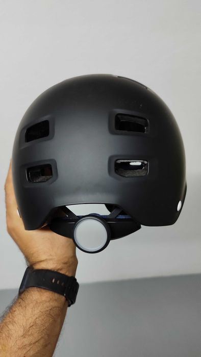 Capacete de criança e proteções