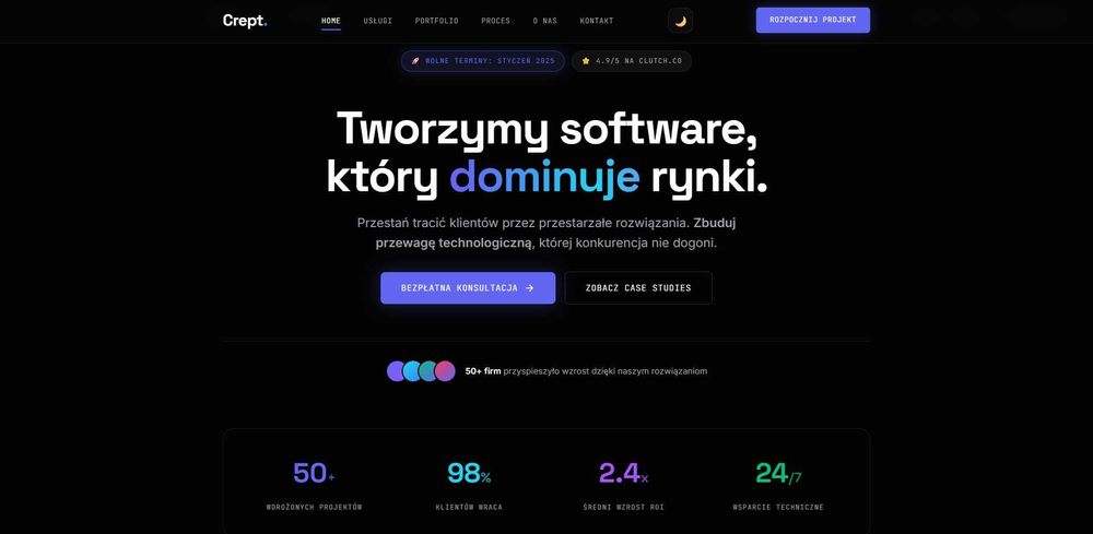 Aplikacje SaaS i MVP | Strony WWW | Rozwiązania webowe na zamówienie