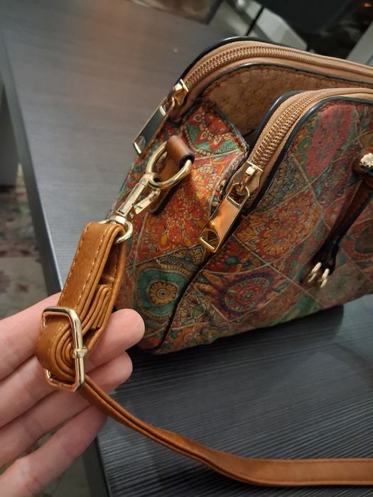 Torebka damska 3przegrodki na zamek