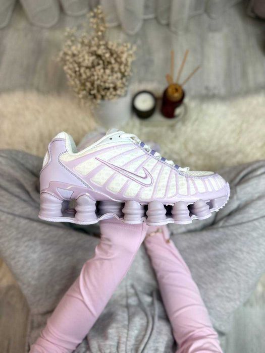 !SALE! Кросівки Nike Shox TL White Violet 36 37 38 39 40 41 найк шокс