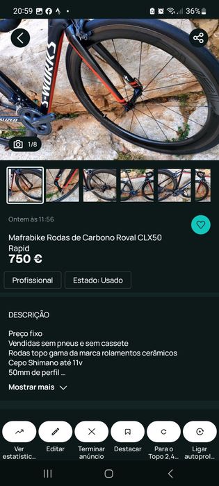 Acessórios e peças para bicicletas oportunidades