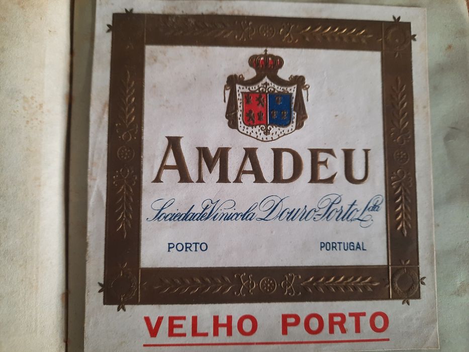 Catalogo de rotulos com mais de 100 anos da Porto Amadeu