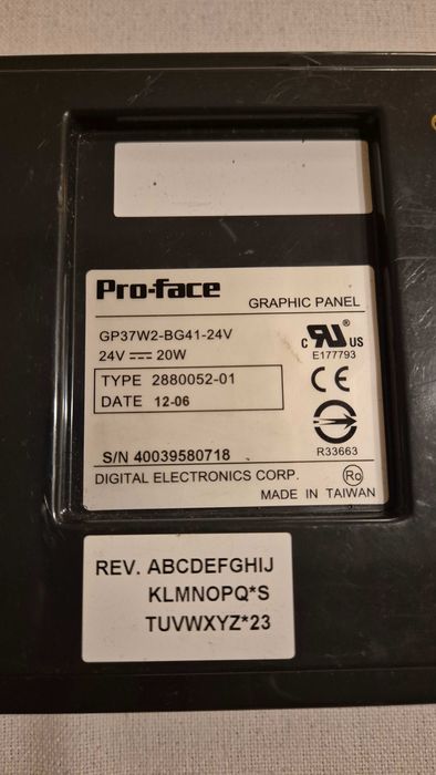 Panel monitor operatorski Pro-face GP37W2-BG41-24V