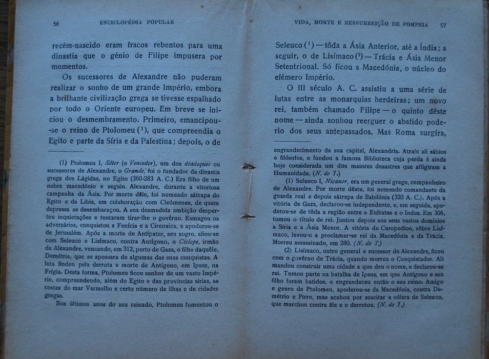 Vida Morte e Ressurreição de Pompeia - Ano Edição 1945