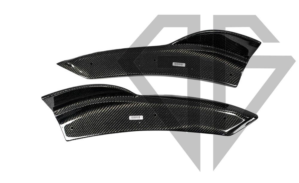 накладка заднего бампера bmw x5 f85 диффузор карбон бмв х5 (3-части)