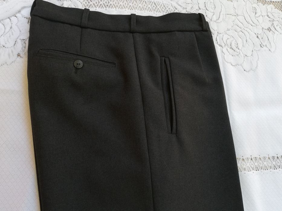 Spodnie męskie garniturowe XL