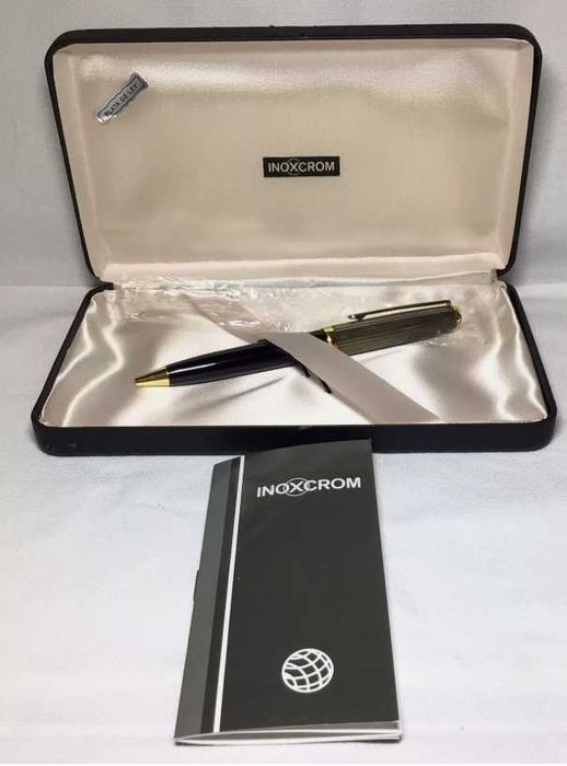 Inoxcrom Solid Silver Шариковая ручка, серебро S925 с золотой отделкой