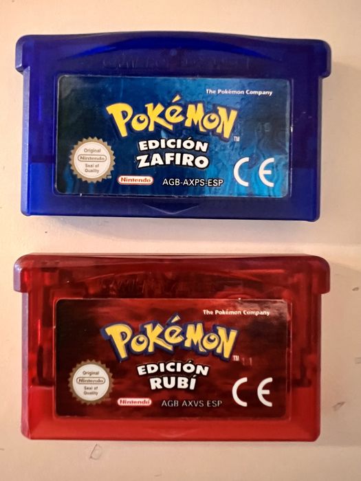 Conjunto 2 pokemon gba originais