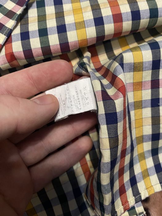 Рубашка чоловіча у клітинку Paul Shark