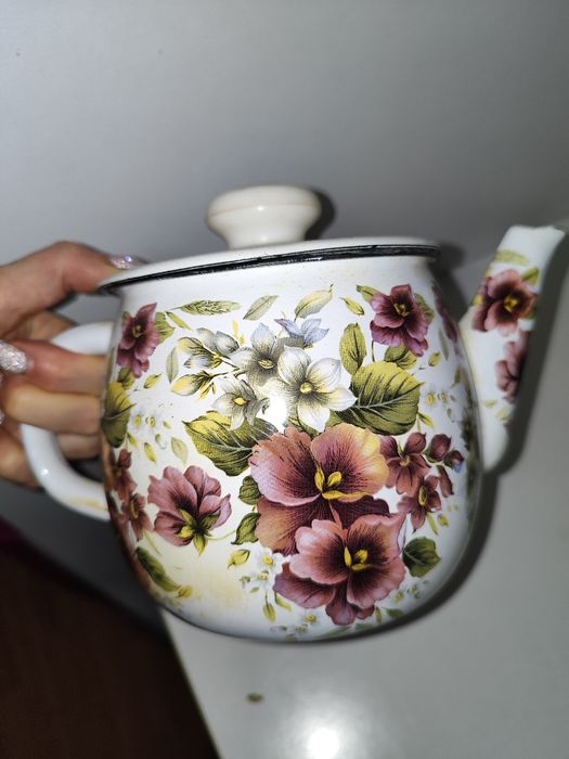 Чайничек заварник эмалированный заварочний заварочный