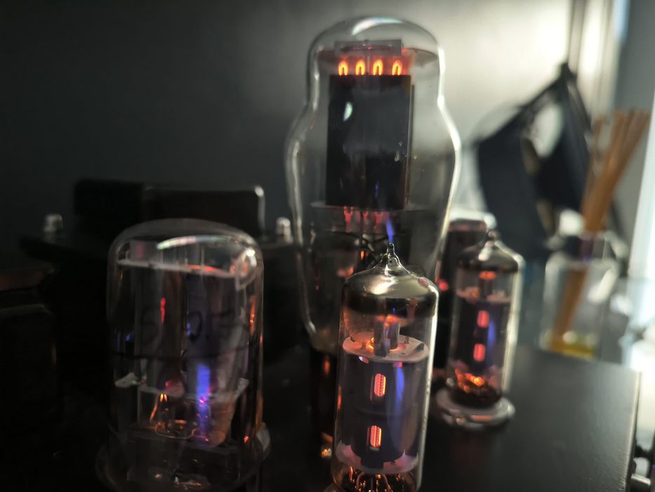 Ламповый підсилювач однотакт стерео