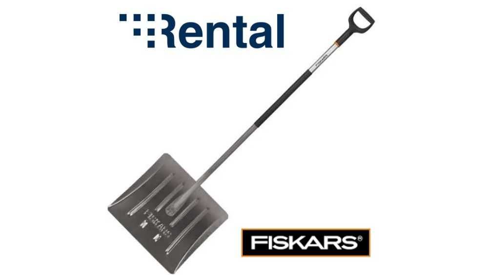 Odgarniacz aluminiowy, łopata, FISKARS, nowa, od ręki