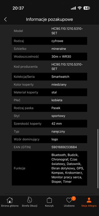 Smart watch Hagen HC 90