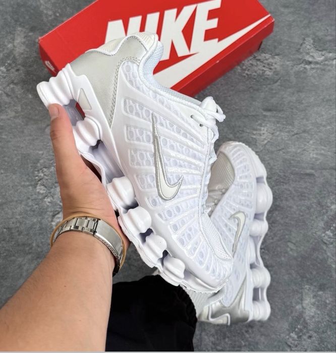 Кросівки Nike Shox TL White / Найк Шокс ТЛ