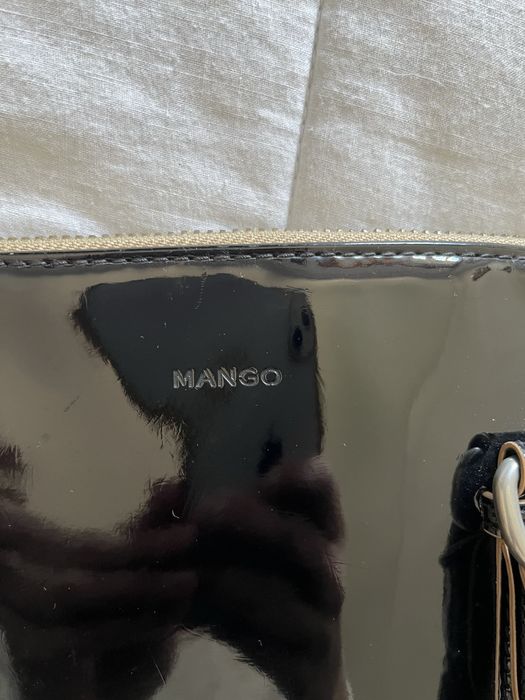 Bolsa preta da Mango