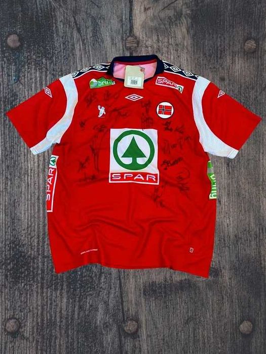 Koszulka sportowa Umbro Norwegia Norway handball team National piłka ręczna autografy