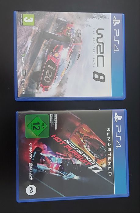 Dois jogos automotivos PS4