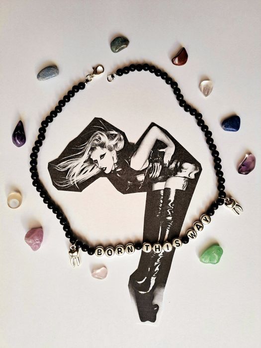 Lady Gaga Born This Way naszyjnik handmade
