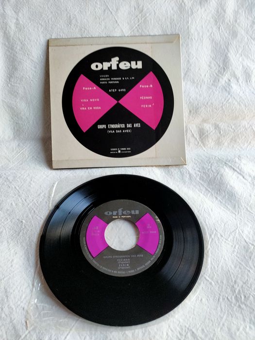 Disco Vinil - Single- Grupo Etnográfico das Aves