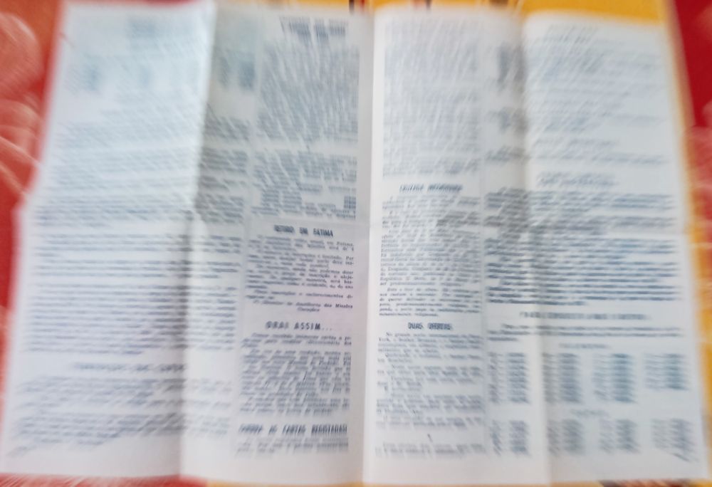 Boletim Antigo Folha Familiar Junho 1979 - Seminário de Cucujães