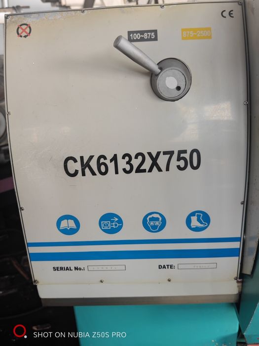 Tokarka CNC CK6132x750 mała