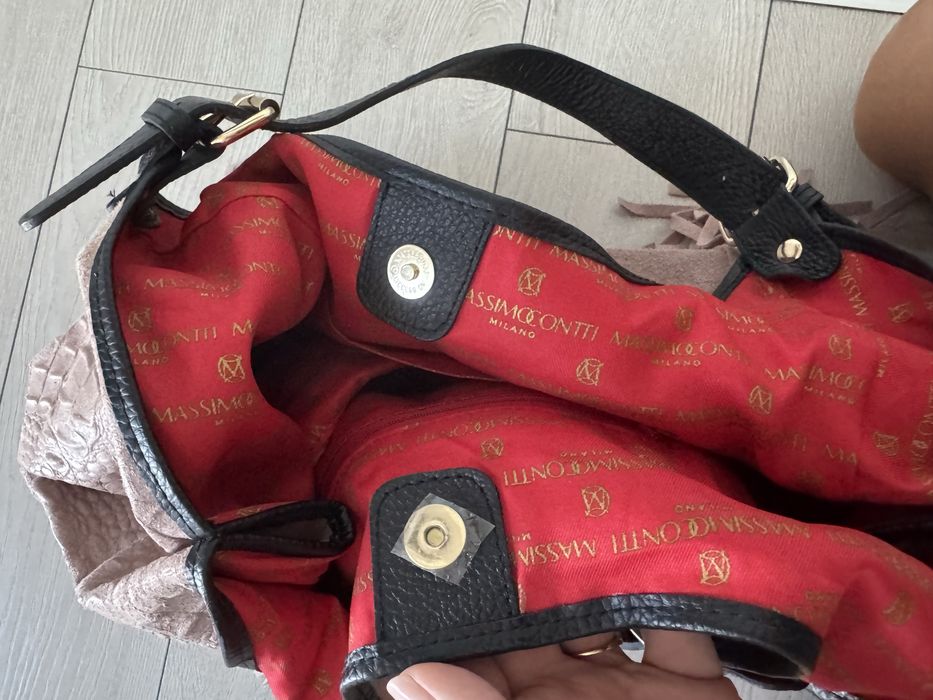 Torebka Massimo Contti smoczyca skora duza