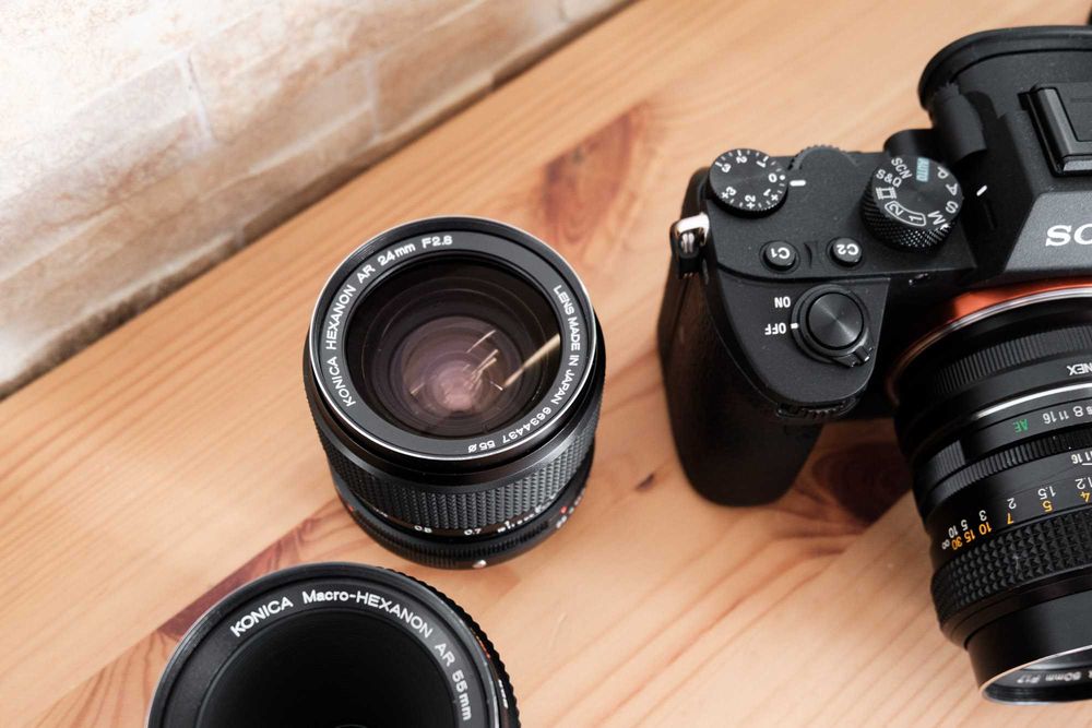 Konica AR 55mm Manual Macro Lens Sony E-Mount / Canon R-Mount
