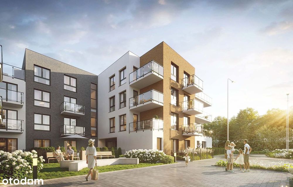 2-pokojowe mieszkanie 42m2 + balkon