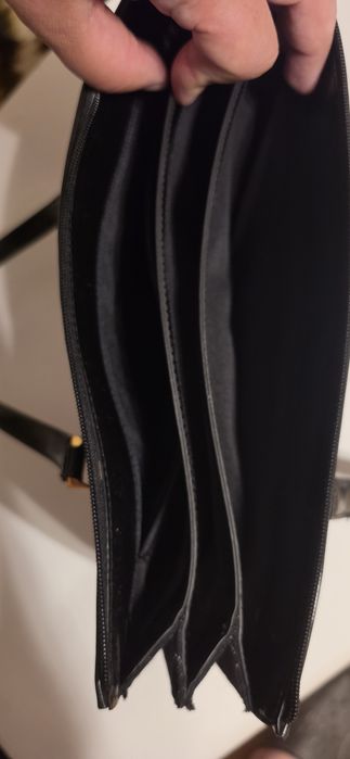 ColeHaan - czarna elegancka torebka  do ręki