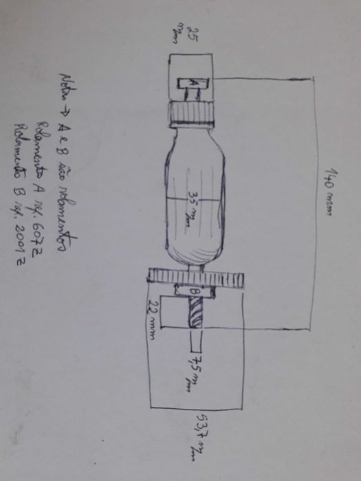 Induzido Ryobi de máquina de cortar sebes