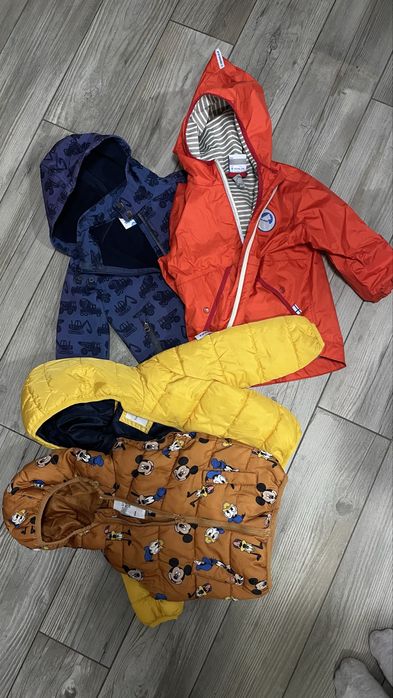 Куртка на мальчика осень, ветровка, дождевик, жилетка