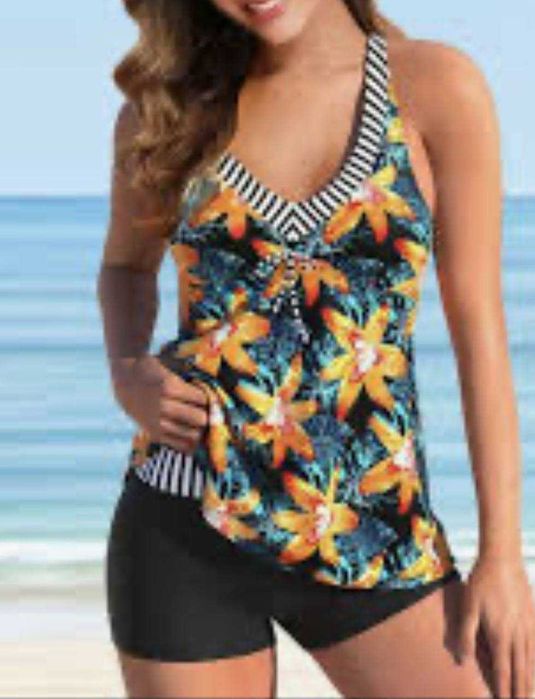 Купальник танкини, большой размер