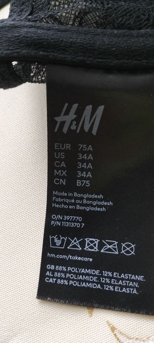 Biustonosze 75 A H&M