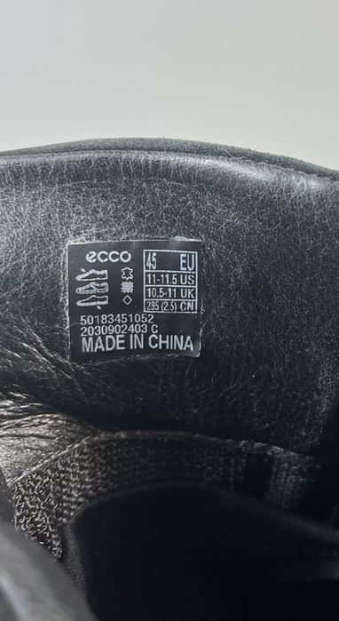 Ботинки Ecco Byway Tred Gore-tex 45 розмір ,по устілці 29 см