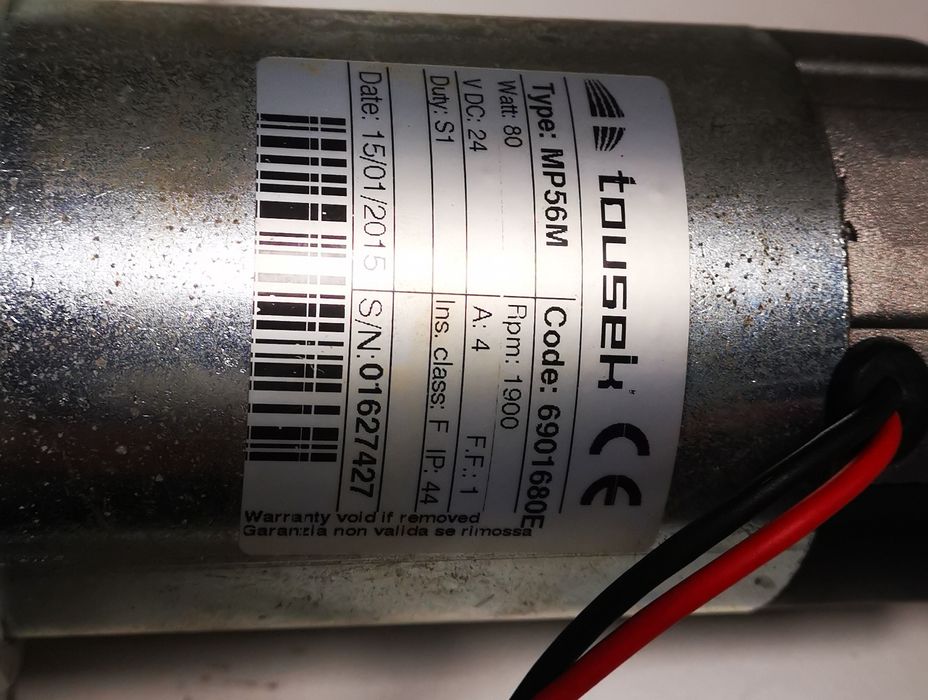 Silnik Mp56m i zasilacz do bramy Tousek