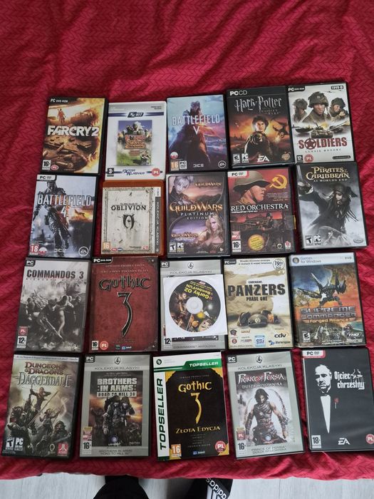 Sprzedam stare gry na pc