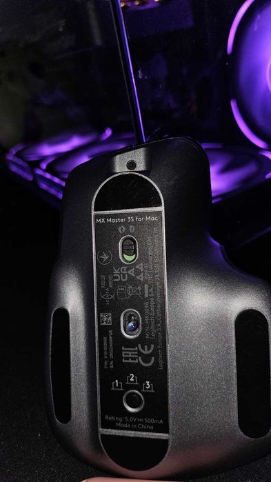 LOGITECH MX Master 3S para Mac (Wireless - Casual - 8000 dpi - Preto)