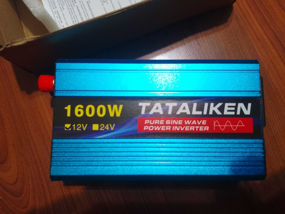 Инвертор для котла,холодильника ( чистый синус) 1600 Вт, 12/220 В
