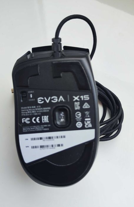 Ігрова Миша EVGA X15 MMO Black 20 кнопок 18000 Dpi