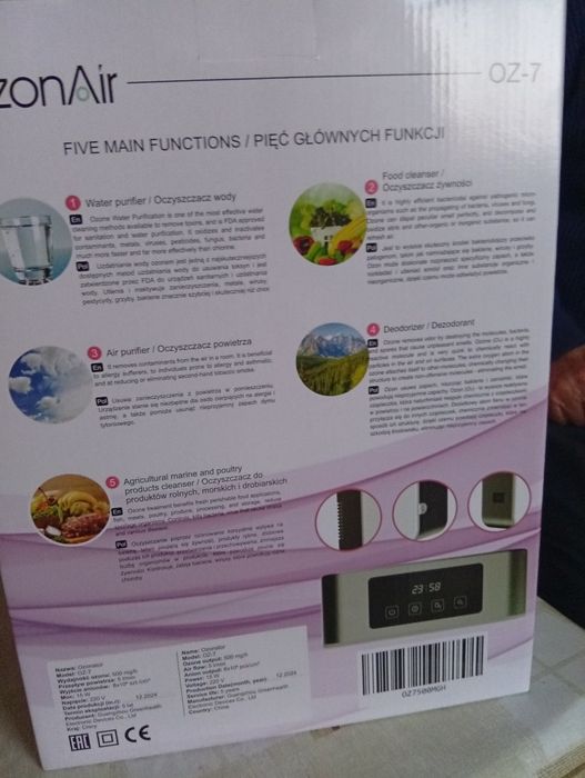 Ozonator powietrza i wody