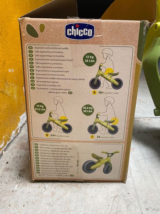 Bicicleta Chicco equilíbrio eco (com caixa)