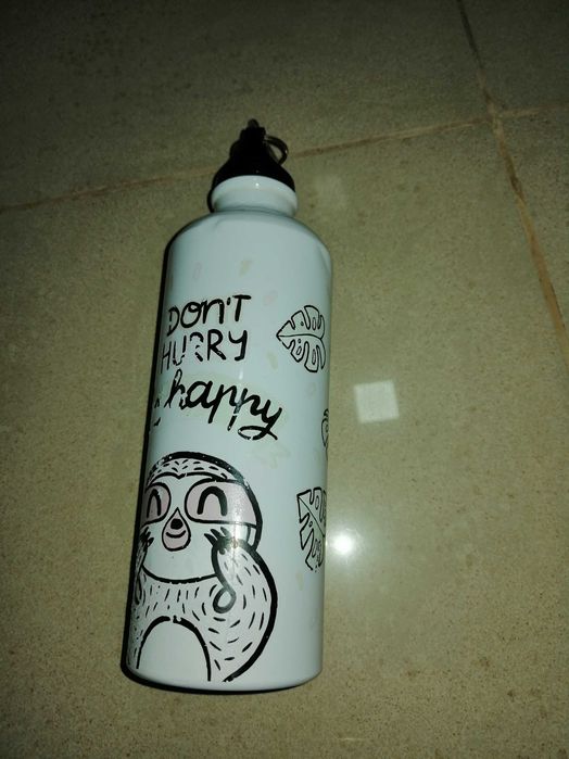 Garrafa para água em alumínio, 0.6 litros