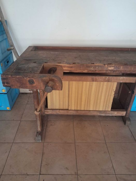 Stół stolarski z lat PRLu