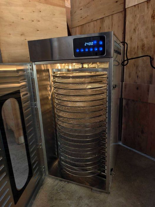 Роторний обертовий дегідратор сушарка для овочів фруктів м'яса 2 кВт