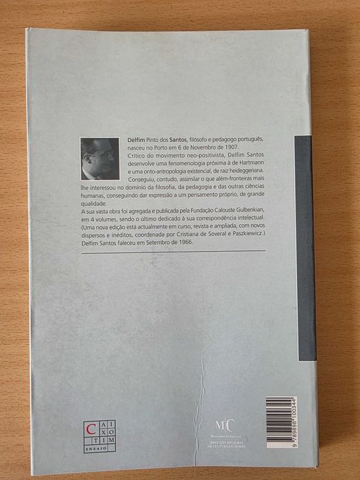 Livro "Delfim Santos em Diálogo com" de Cristiana de S. e Paszkiewicz