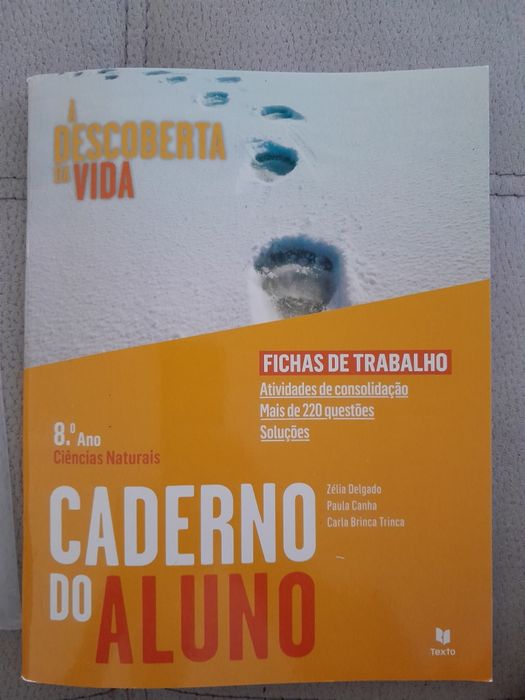 Manual e fichas de trabalho de Ciências Naturais 8⁰ano