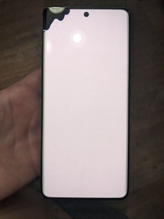 Дисплей AMOLED Realme GT 6T в зборі з сенсором і рамкою green