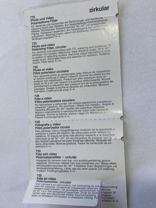 Hama PL circular M52 (XXII) 72552  filtr polaryzacyjny
